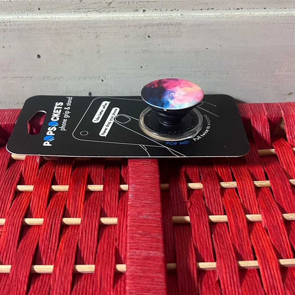 PopSocket Phone Grip & Stand - Pink Blue Tie-Dye